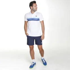 Ocean Block Stripe Tournament Polo Men -Tennis Point Shop 00186000 0 5