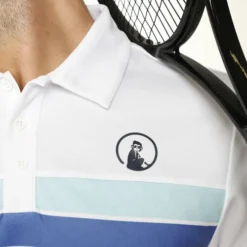 Ocean Block Stripe Tournament Polo Men -Tennis Point Shop 00186000 0 7