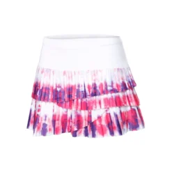 Sunburst Pleated Scallop Skirt Women