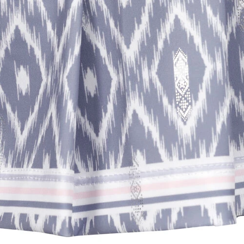 Metallic Ikat Pleated Skirt Women 6 Metallic Ikat Pleated Skirt Women - Image 4