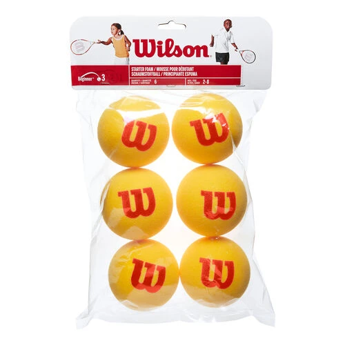 Wilson Starter Foam Balls (Stage 3) 6 Pack 3 Wilson Starter Foam Balls (Stage 3) 6 Pack