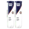 Wilson Roland Garros All Court 2x 4 Ball Tube -Tennis Point Shop 0162600000 000
