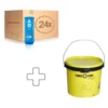 Dunlop Australian Open 24x 3 Ball Tube Plus Ball Bucket 2 Dunlop Australian Open 24x 3 Ball Tube Plus Ball Bucket -Tennis Point Shop 0170100000 000