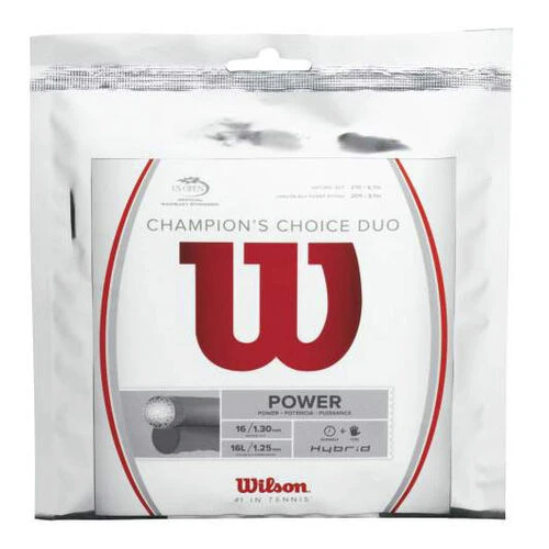 Wilson Champions Choice Duo, Silber String Set 12,2m 3 Wilson Champions Choice Duo, Silber String Set 12,2m