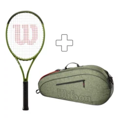 Wilson Blade Feel 100 Allround Racket (plus Tennis Bag)