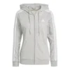 ADIDAS 3 Stripes French Full Zip Hoodie Women