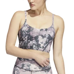 ADIDAS Yoga Light-Support Long Line All Over Print Sports Bras Women -Tennis Point Shop 17102000 13