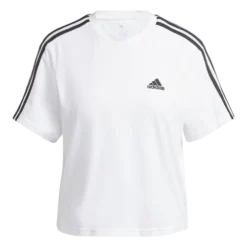 ADIDAS Essentials 3-Stripes Single Jersey Crop T-Shirt Women