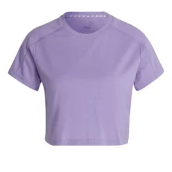 ADIDAS Essentials AEROREADY Train 3 Bar Logo Crop T-Shirt Women
