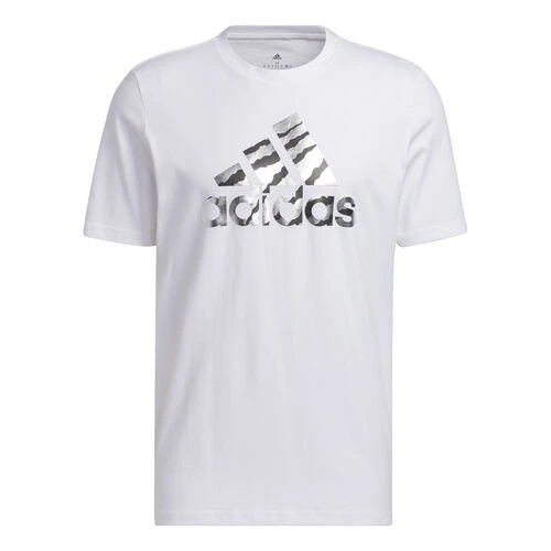 ADIDAS Power Logo Foil T-Shirt Men 3 ADIDAS Power Logo Foil T-Shirt Men