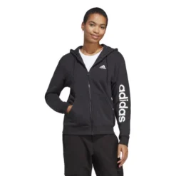 ADIDAS Linear French Terry Full Zip Hoodie Women
