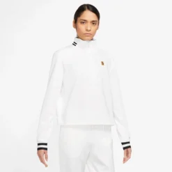 Nike Dri-Fit Court Heritage 1/4 Zip Sweatshirt Women -Tennis Point Shop 57383000 13